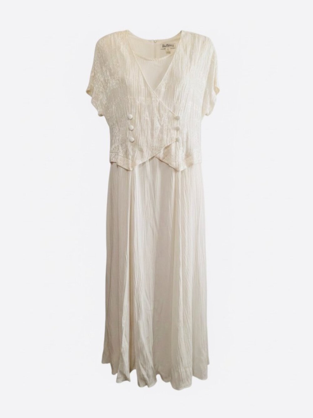 Nina PiccaLino Vintage Cream Dress